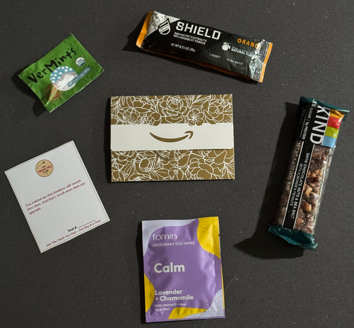 thank you gift bag for flight attendants