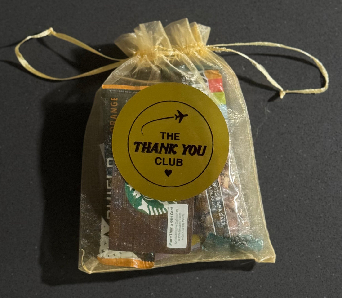 thank you gift bag for flight attendants